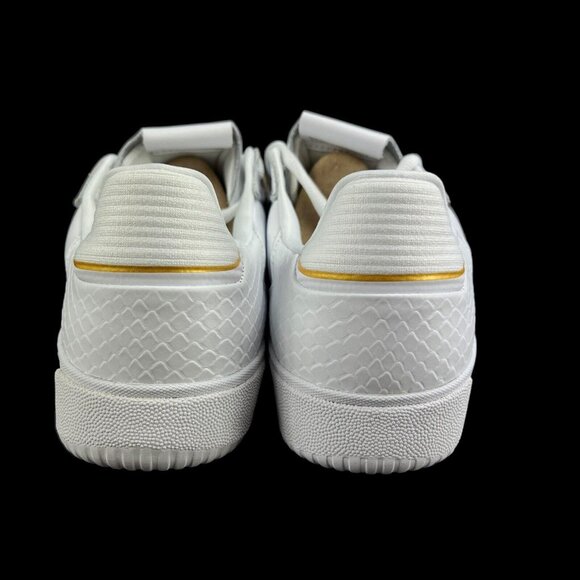 Adidas Tyshawn Low Cloud White Green Gold Shoes GY6954 Men's Sizes 9 - 13 - Picture 5 of 9